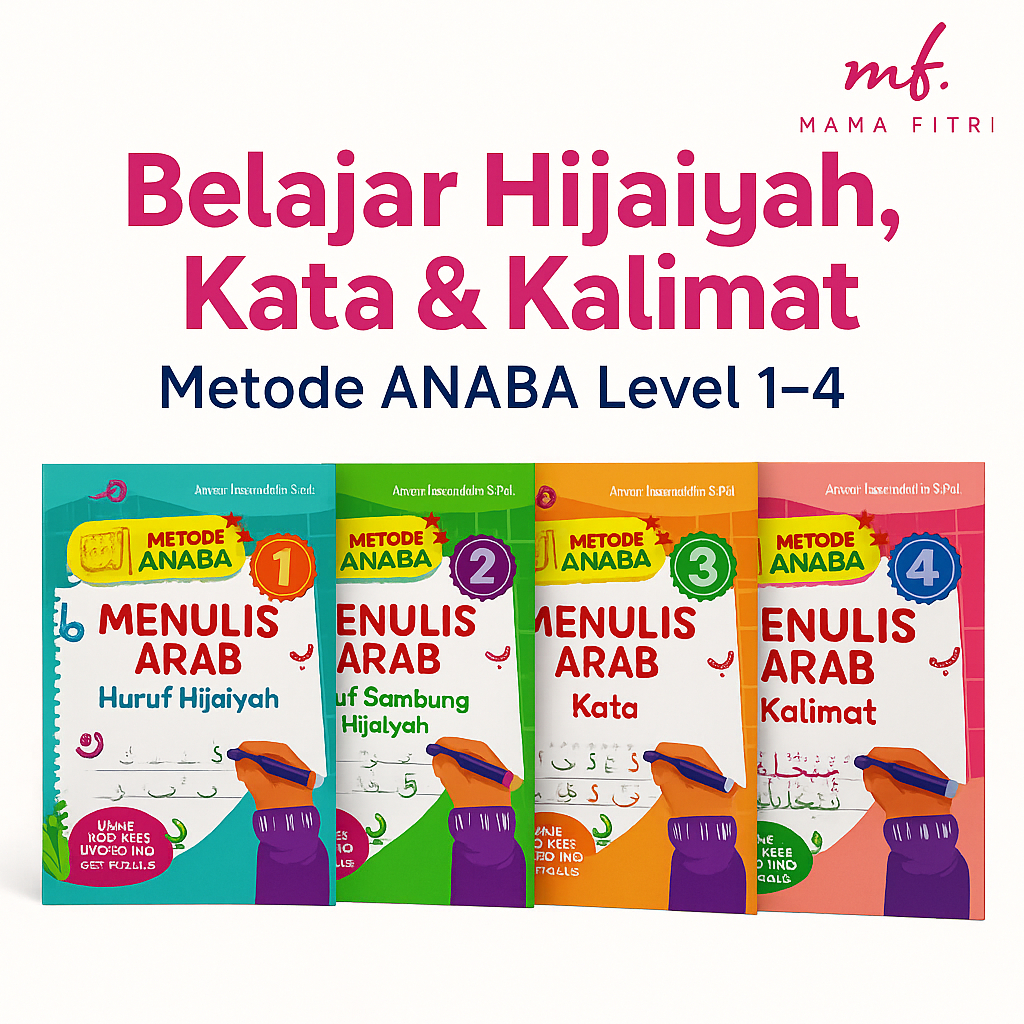 Jual Buku Menulis Huruf Arab metode ANABA untuk Anak dan Pemula Buku ...