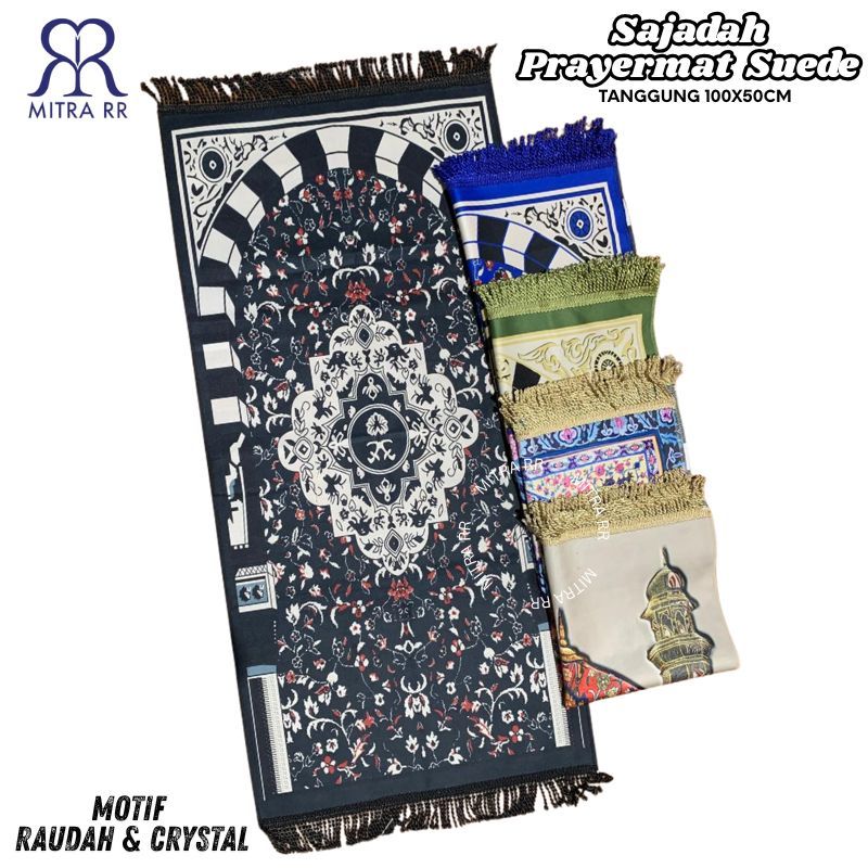 Jual Sajadah Prayermat Suede Tanggung 100 x 50cm Rumbai Tambang ...
