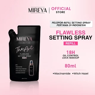 Refill Mireya The Art Flawless Setting Spray 80ml - Mireya Setting Spray & Finishing Spray Cosmetics Make Up Face Mist