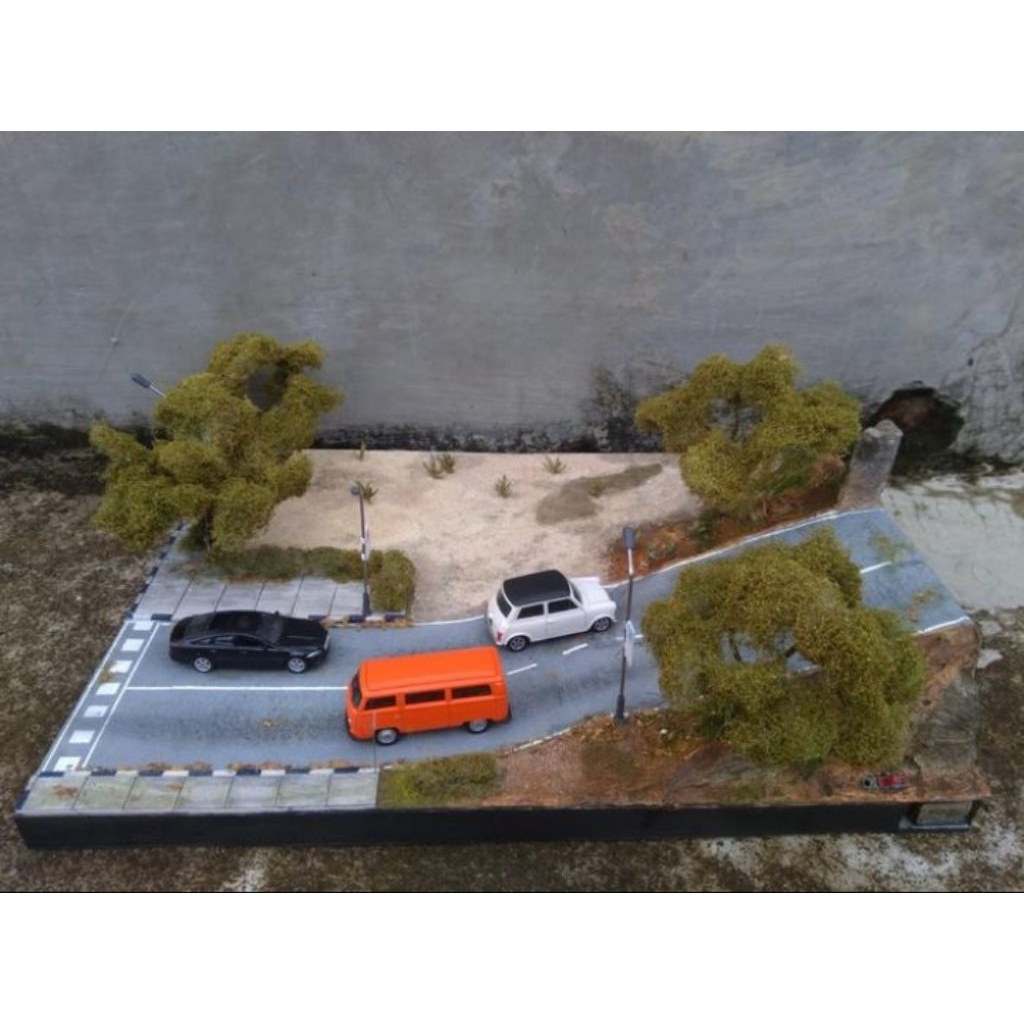Jual Miniatur/Diorama/Maket/Replika Jalan Menanjak/Menurun skala 1:64 ...