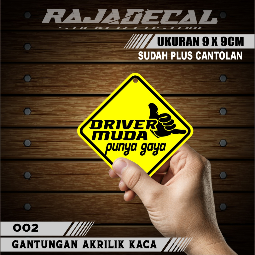 Jual VARIASI GANTUNGAN KACA AKRILIK BEBAS CUSTOM MOBIL DAN TRUCK -001 ...