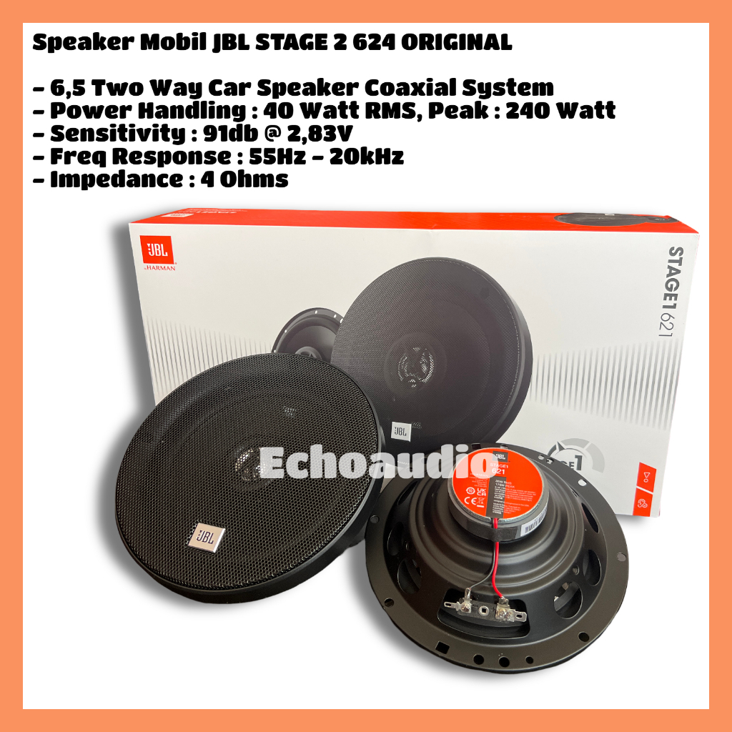 Jual Speaker Coaxial Way JBL STAGE 624 6,5 inch Shopee Indonesia