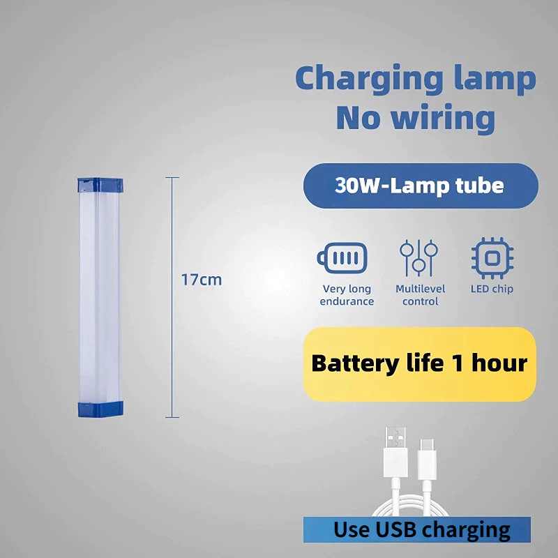 Jual LAMPU EMERGENCY LED LAMPU NEON LED PANJANG T7 USB BOLAM LET ...