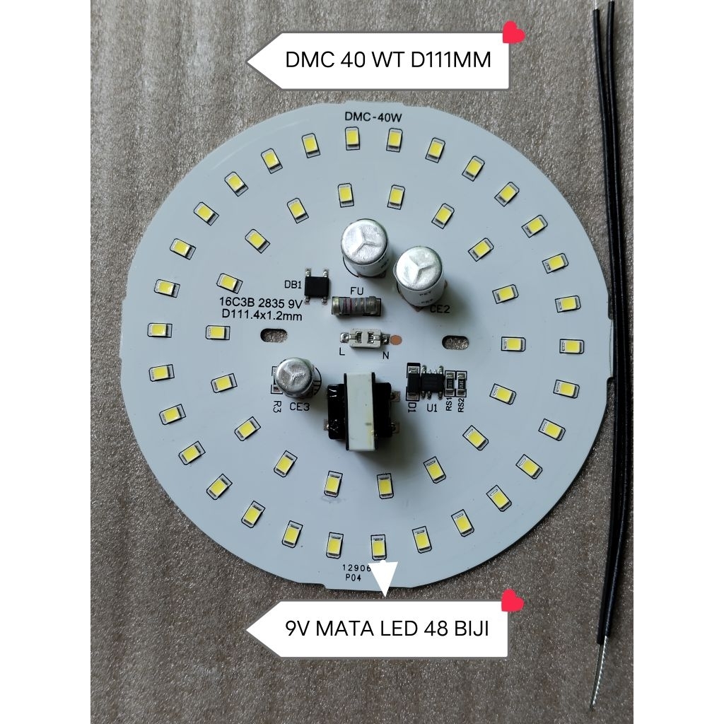 Jual LED AC DMC 40 WT D 111 MM | Shopee Indonesia