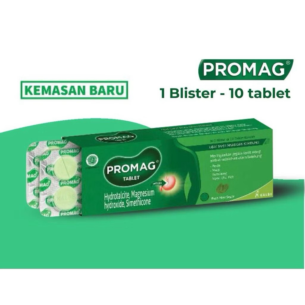 Jual Promag isi 10 tablet | Shopee Indonesia