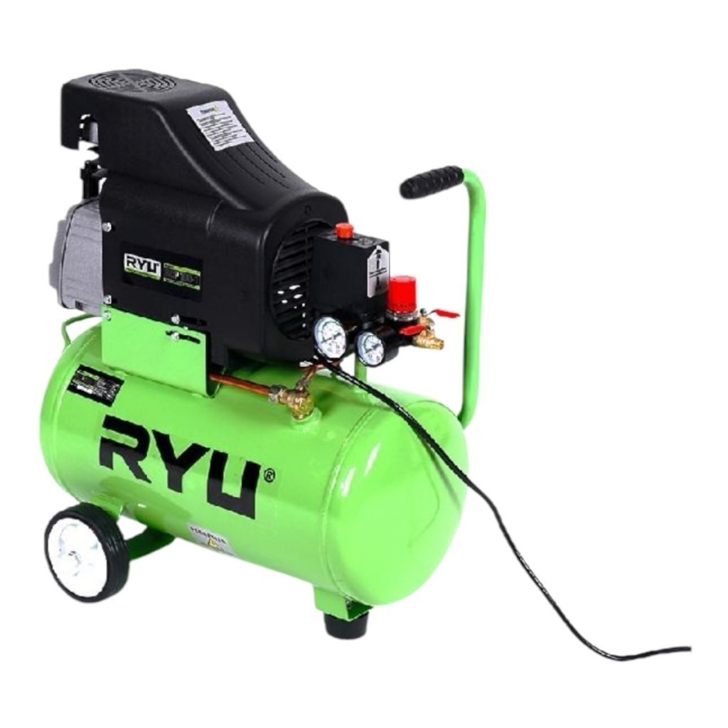 Jual TEKIRO RYU KOMPRESOR PAKET KOMPLIT PERLENGKAPAN CAT 1 HP 25 LITER ...