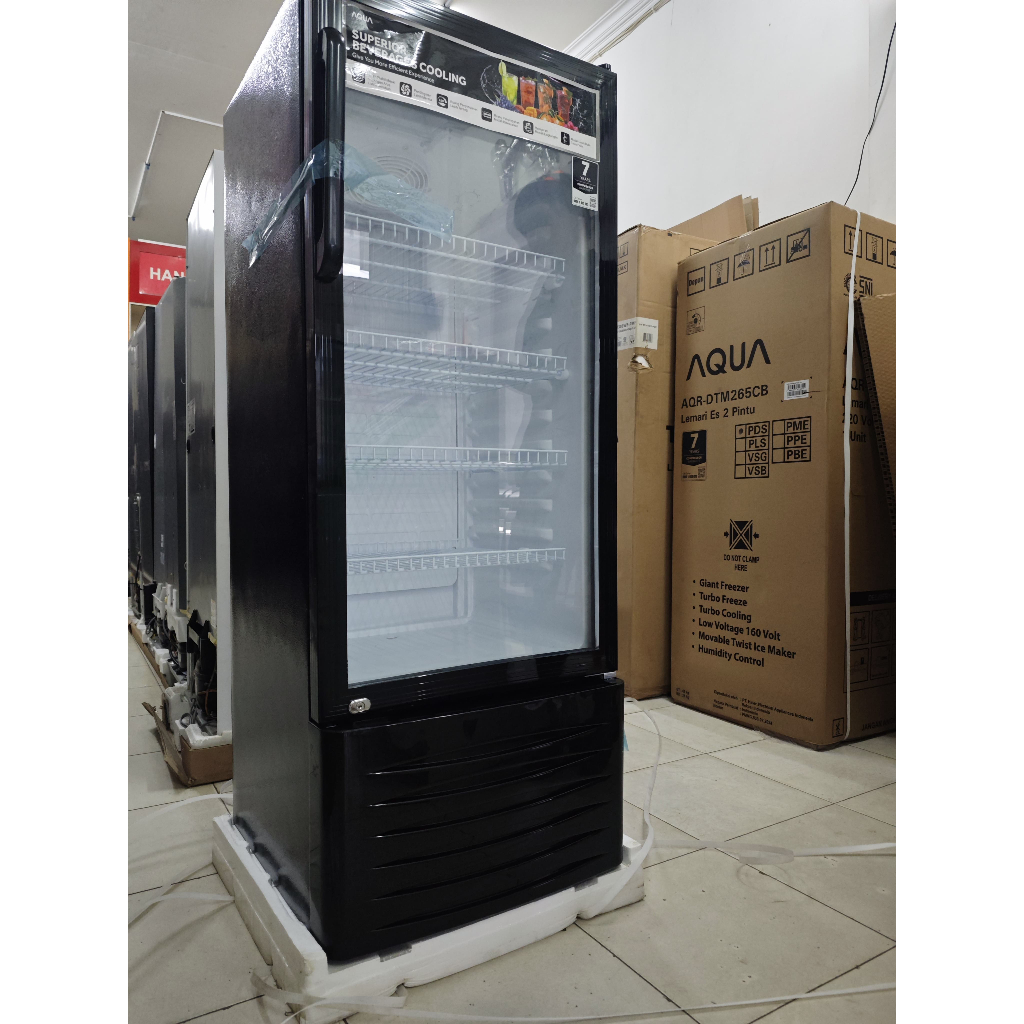 Jual Aqua Showcase 4 Rak 180 Liter AQB-181GO Garansi Resmi 7 Tahun ...