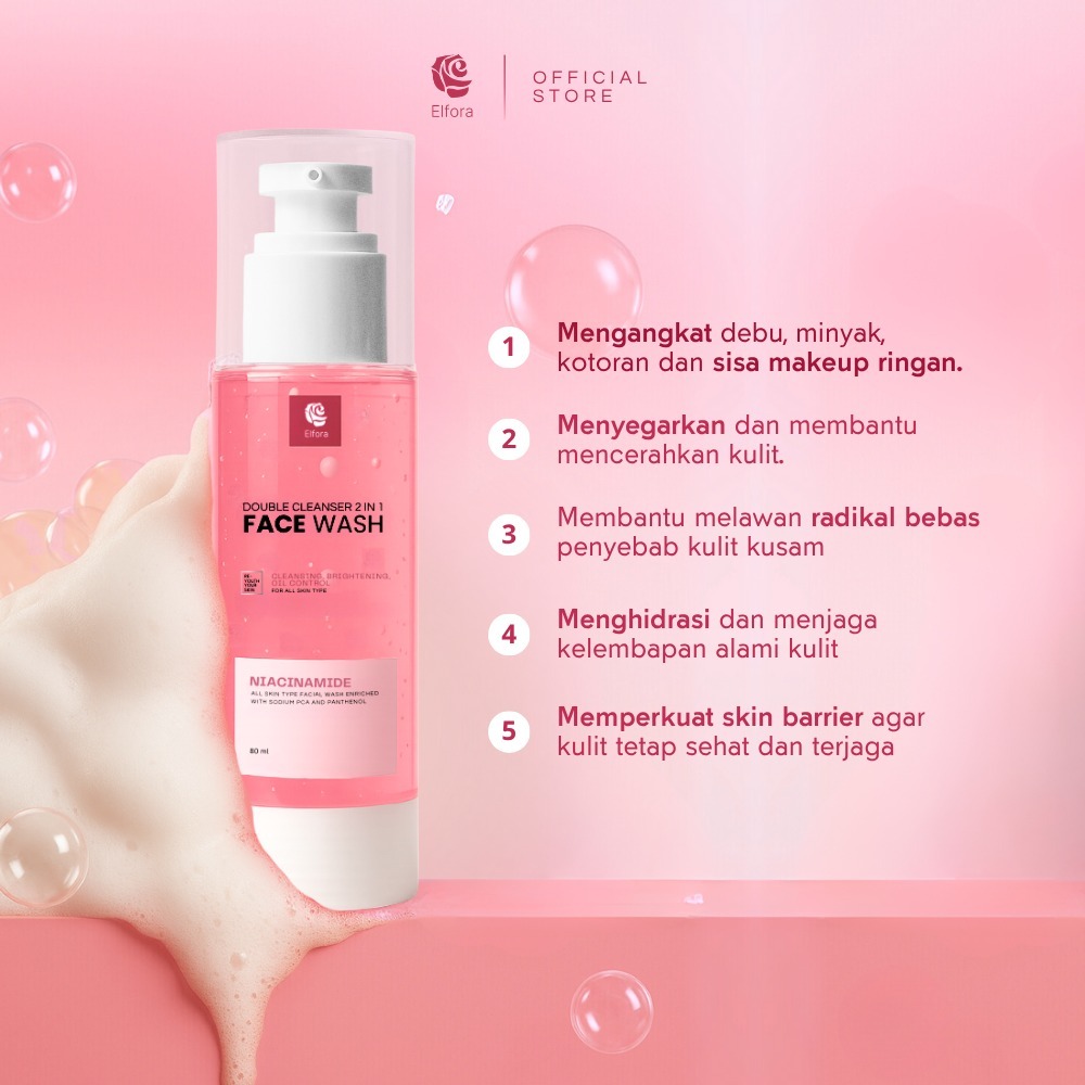 Jual Elfora Ultimate Brightening Care 5 In 1 - Mencerahkan, Melembabkan ...