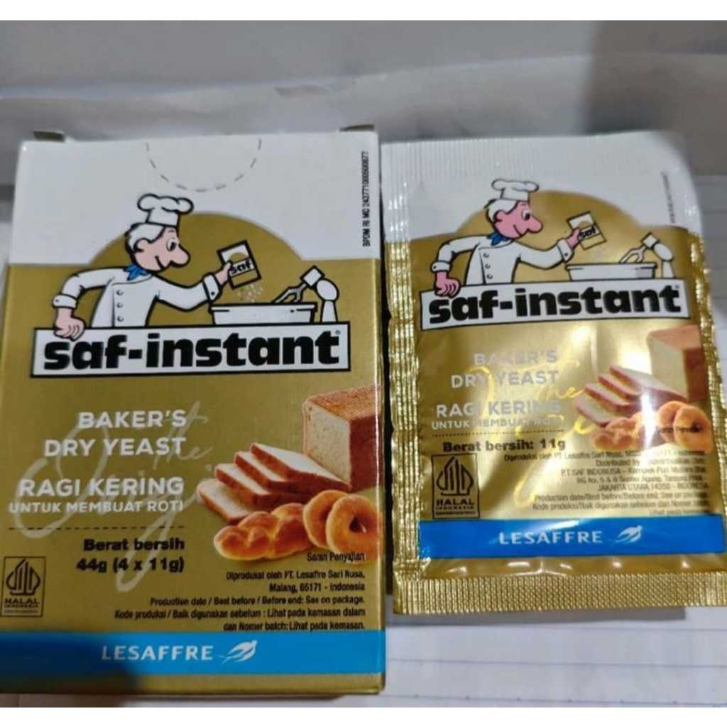Jual [5 Packs] Ragi Kering Roti SAF Instant / 20 Sachet | Shopee Indonesia