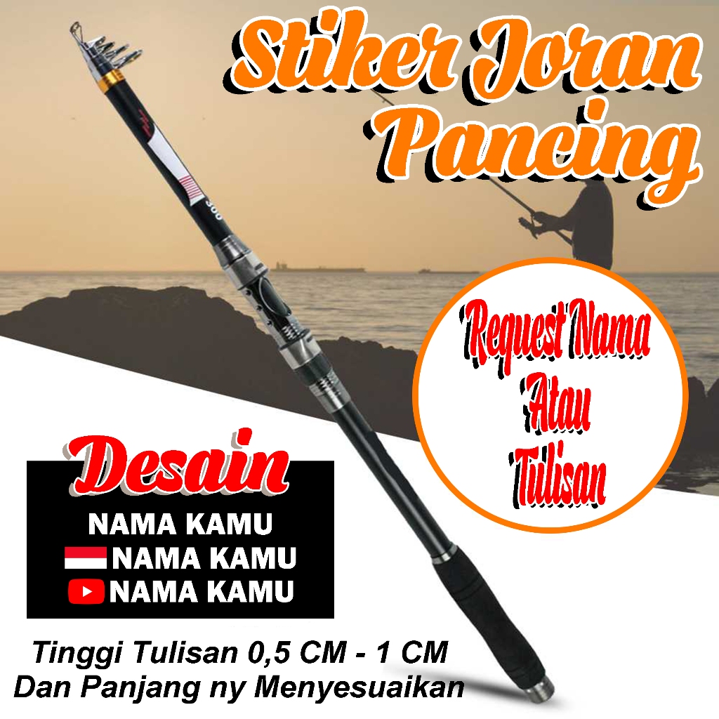 Jual STIKER JORAN PANCING / CUTTING STIKER JORAN PACING / REQUEST NAMA ...