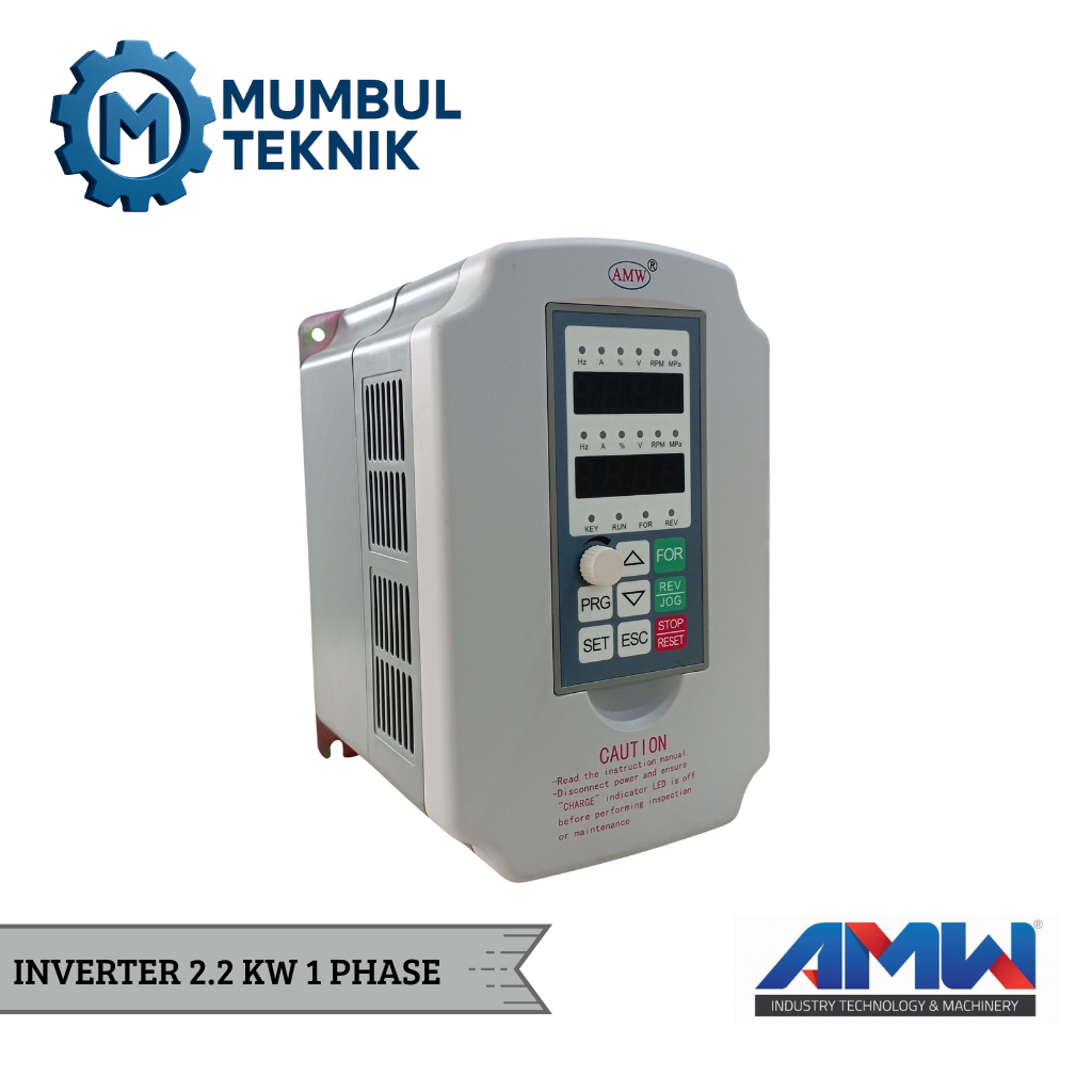 Jual AMW Inverter 2,2 KW VFD Inverter 3 HP 1 Phase Input 220V Output ...