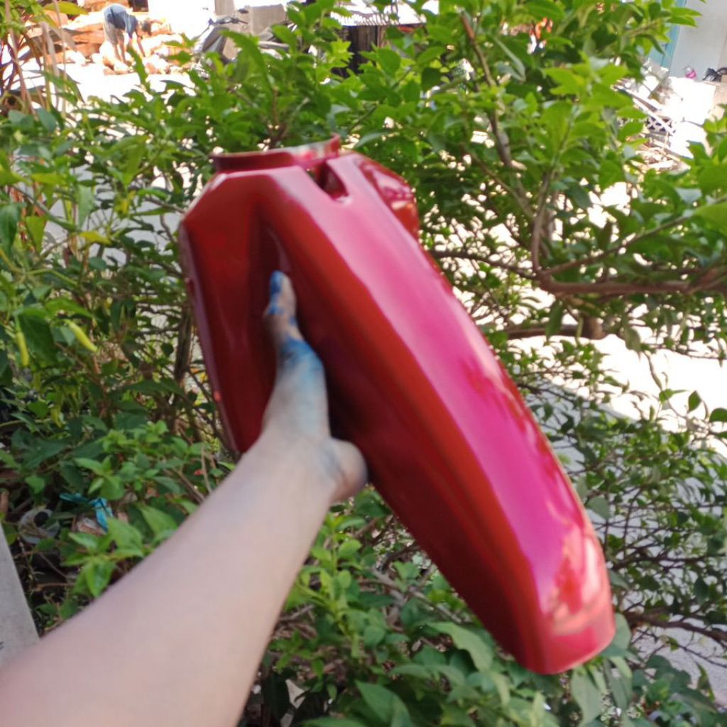 Jual selebor sepakbor depan Honda Astrea grand warna merah maron ...