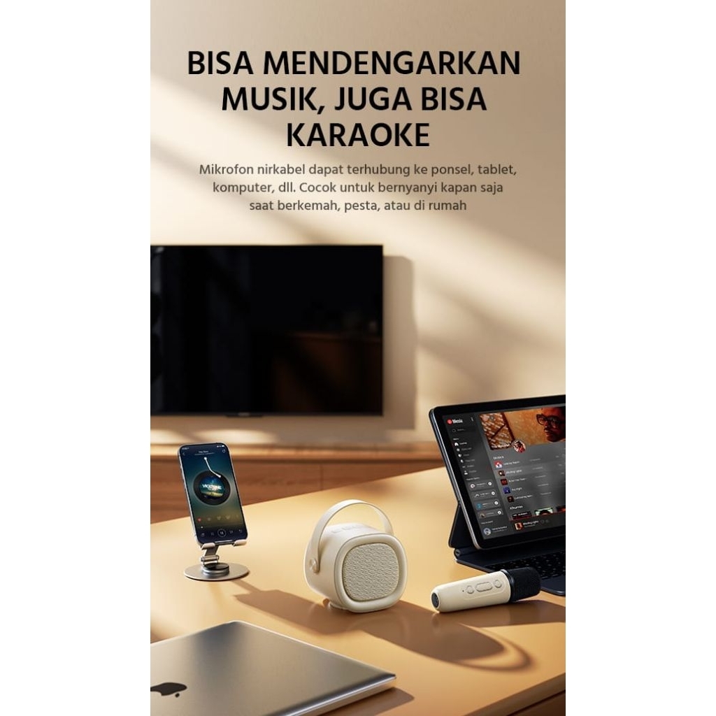 Jual REDSKULL KARAOKE BLUETOOTH SPEAKER RSS5 BEIGE | Shopee Indonesia