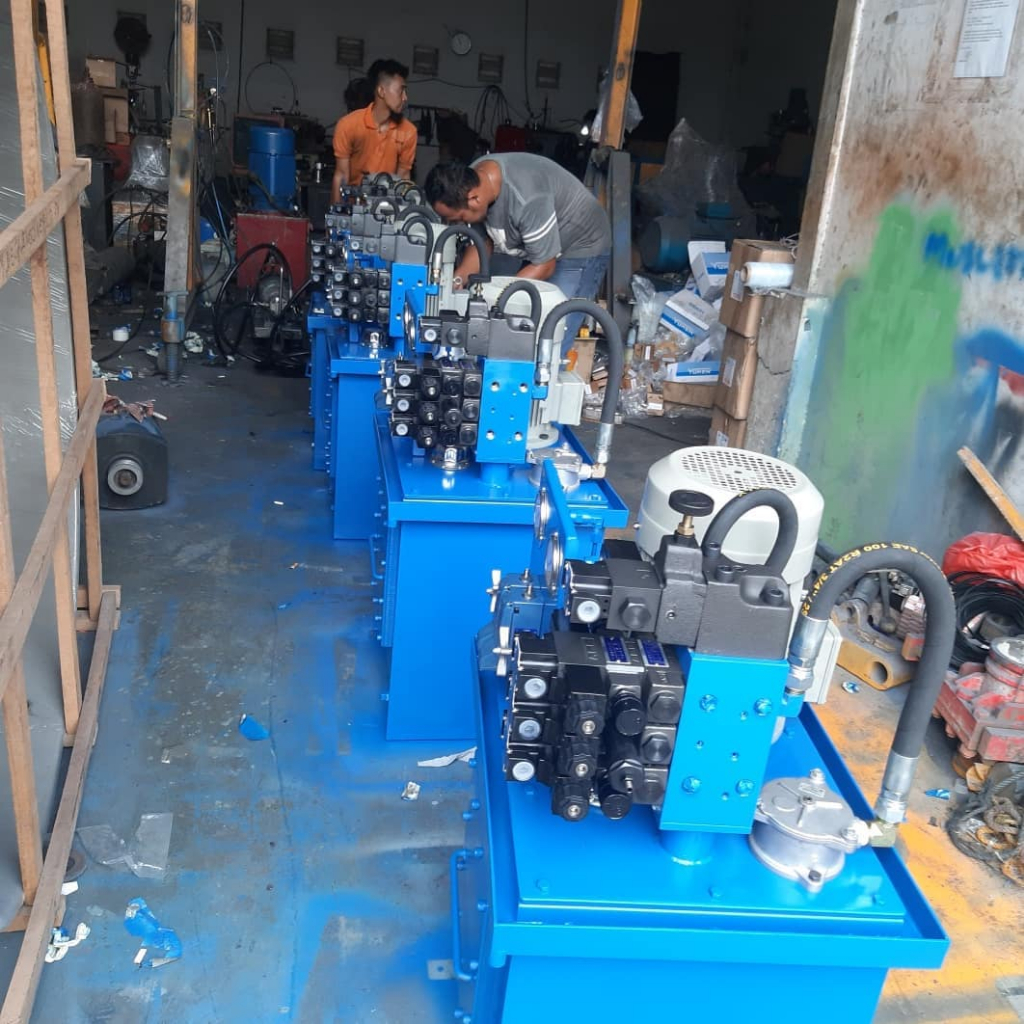 Jual Hydraulic Power Unit (HPU) Vertikal 2HP 3 Phase Tank 40 Liter 5 ...