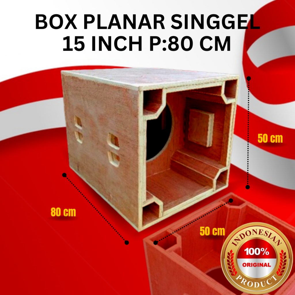Jual BOX AUDIO SOUND SYSTEM MODEL PLANAR 15 INCH TRIPLEK 18 MM PANJANG ...