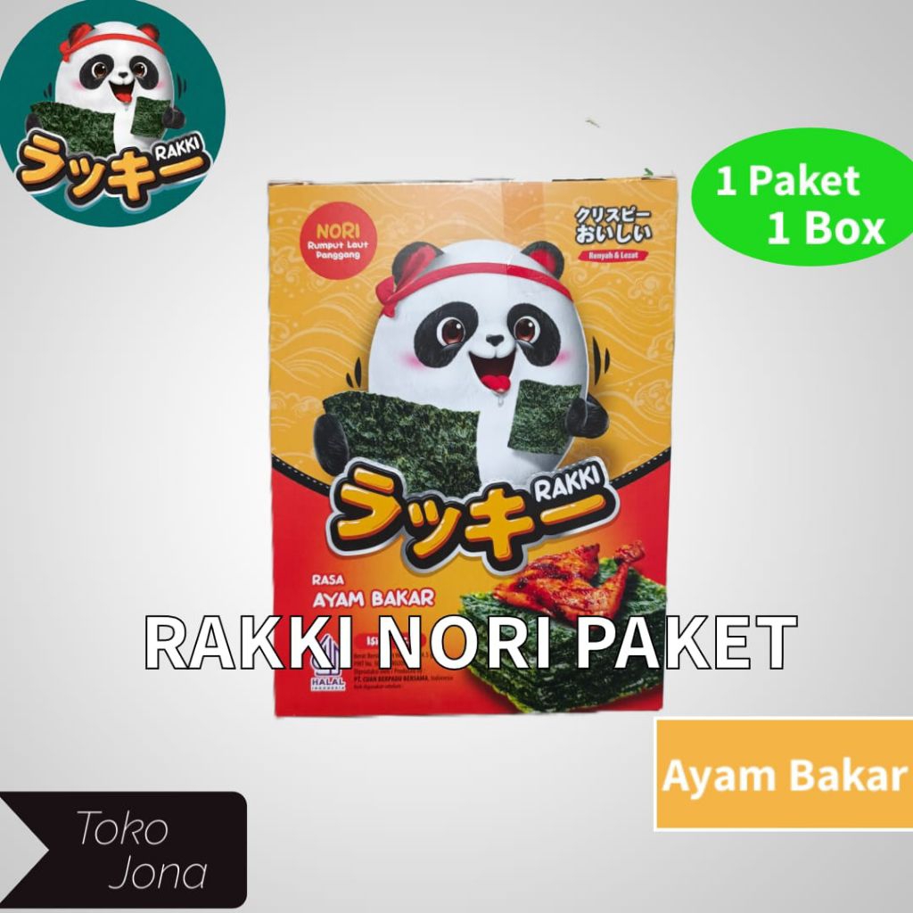 Jual RAKKI PANDA NORI BOX ISI 12 PCS | Shopee Indonesia