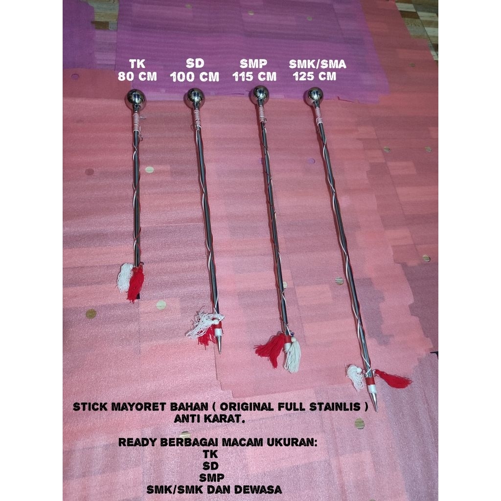 Jual Stick Mayoret ( FULL STAINLIS ORIGINAL ANTI KARAT) TK, SD, SMP ...