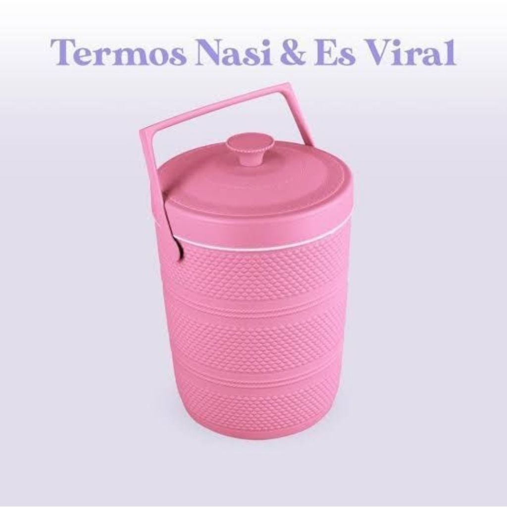 Jual Rice bucket 17 liter wadah termos nasi es batu thermos TRI-J warna ...