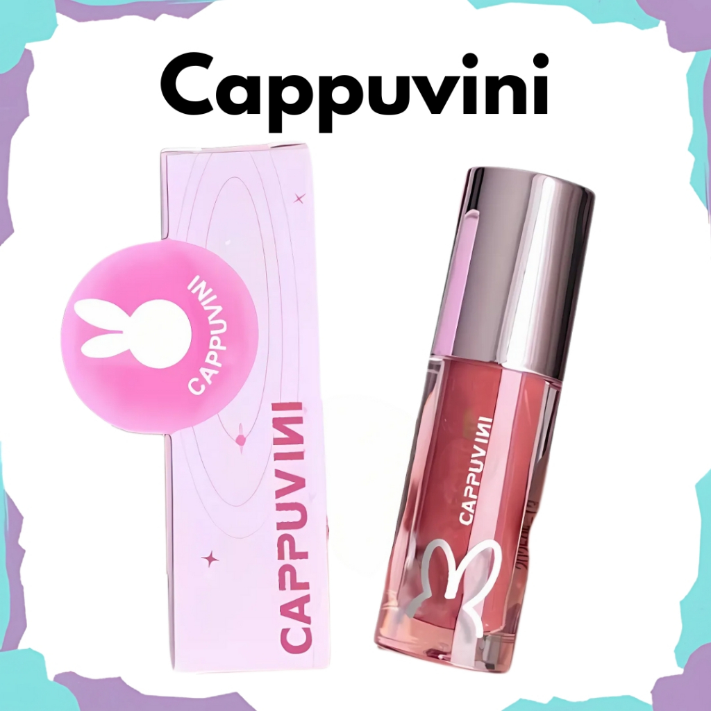 Jual CAPPUVINI BPOM Rabbit Jelly Lip Cream Watery Luminous Waterproof ...