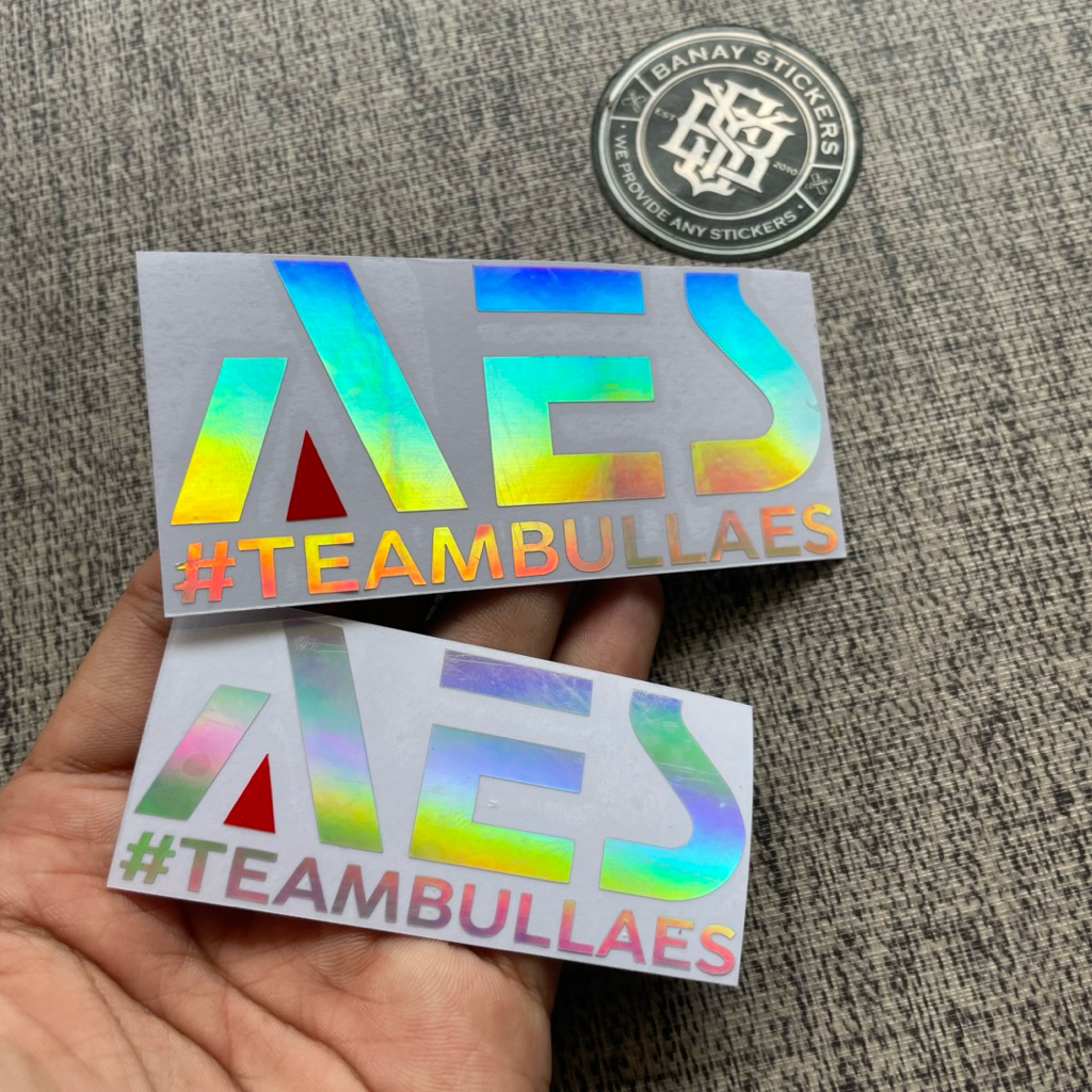 Jual Sticker Stiker AES TEAMBULLAES Cutting | Shopee Indonesia