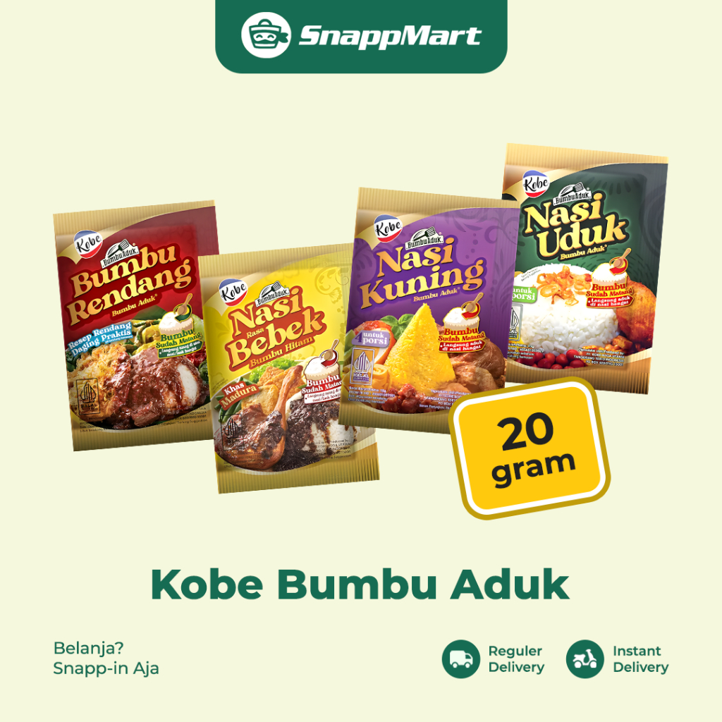 Jual Kobe Bumbu Aduk Rendang Nasi Uduk Bebek Kuning (20 gram) - INSTANT ...