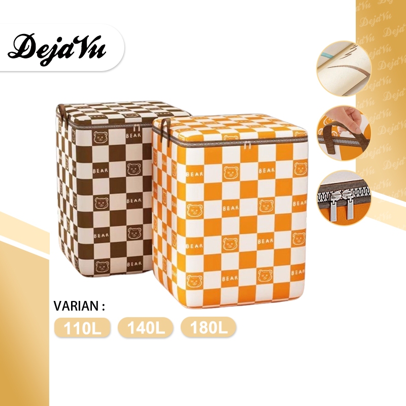 Jual Dejavu Kotak Penyimpanan Pakaian Lipat Storage Box Bedcover Organizer Waterproof HSB225 | Shopee Indonesia