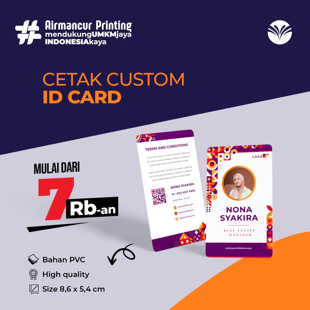 Jual Cetak ID Card custom tebal PVC | Shopee Indonesia