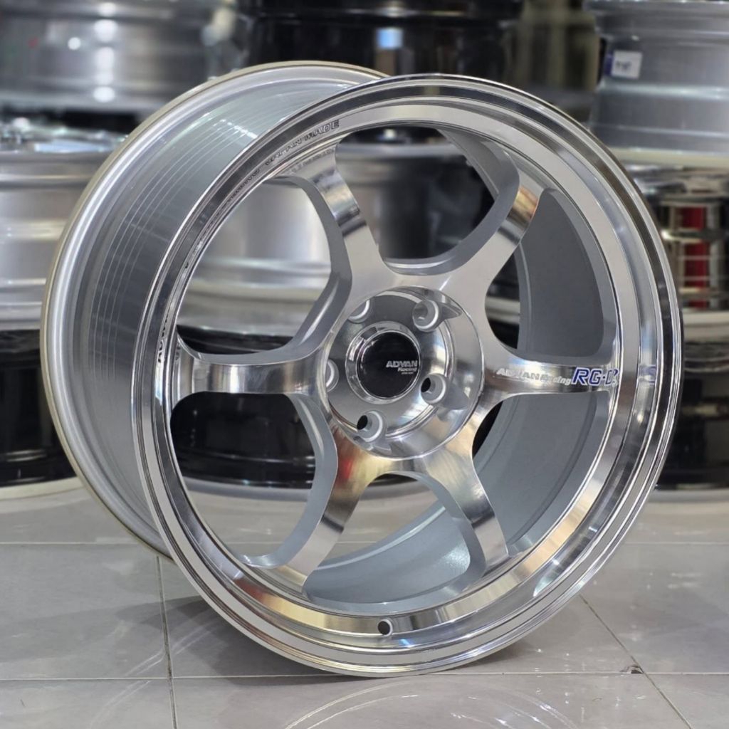 Jual velg racing ADVAN RG D2 R18 LEBAR 9,5 PCD 5X114,3 velg mobil r18 ...