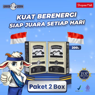 Etawaku Platinum Paket 2 Box - Susu Kambing Etawa Murni + Krimer Bubuk yang Berkhasiat Tinggi Memiliki  Kandungan Protein dan Vitamin Kompleks yang lengkap dan Rendah Lemak serta Dapat Mengatasi Nyeri Persendian