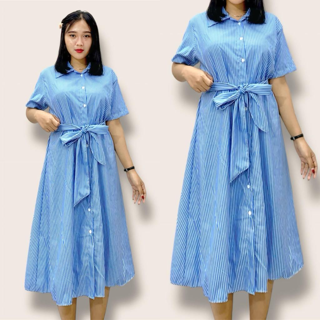 Jual Poly Dress Wanita Daster Busui Lengan Pendek Fitted Body Mini ...