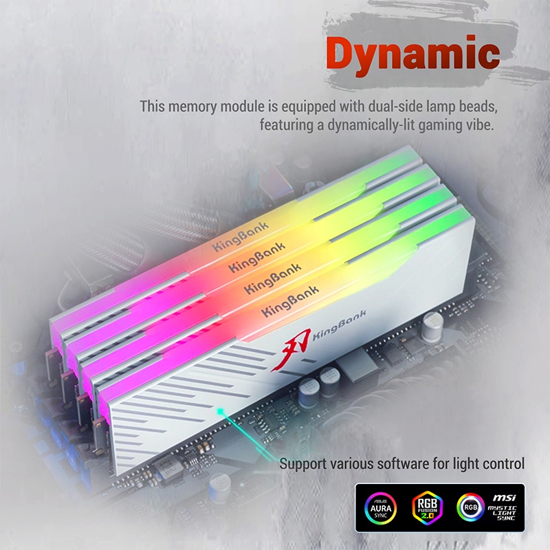 Jual Kingbank Soarblade DDR5 16GB x 2 6000 MT/s XMP RGB White CMXT CL36 ...