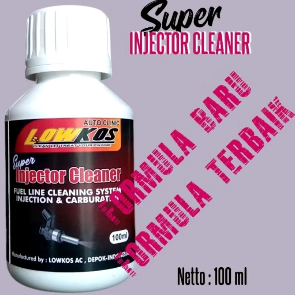 Jual LOWKOS SUPER INJECTOR CLEANER 100ml Pembersih Injector Motor dan ...