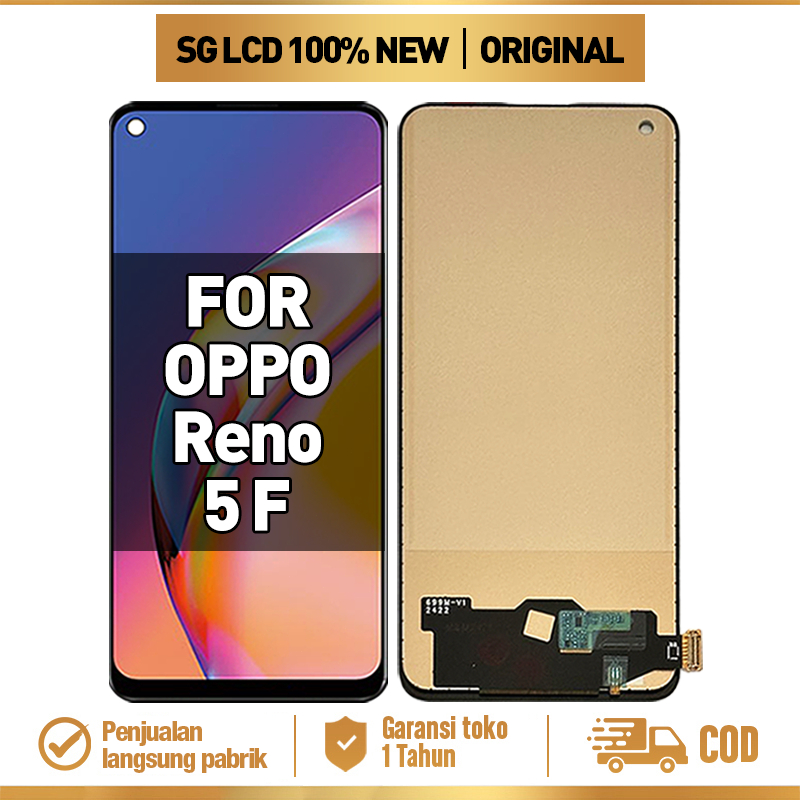 Jual SG LCD for OPPO Reno 5F Fullset hp layar Touchscreen murah For ...