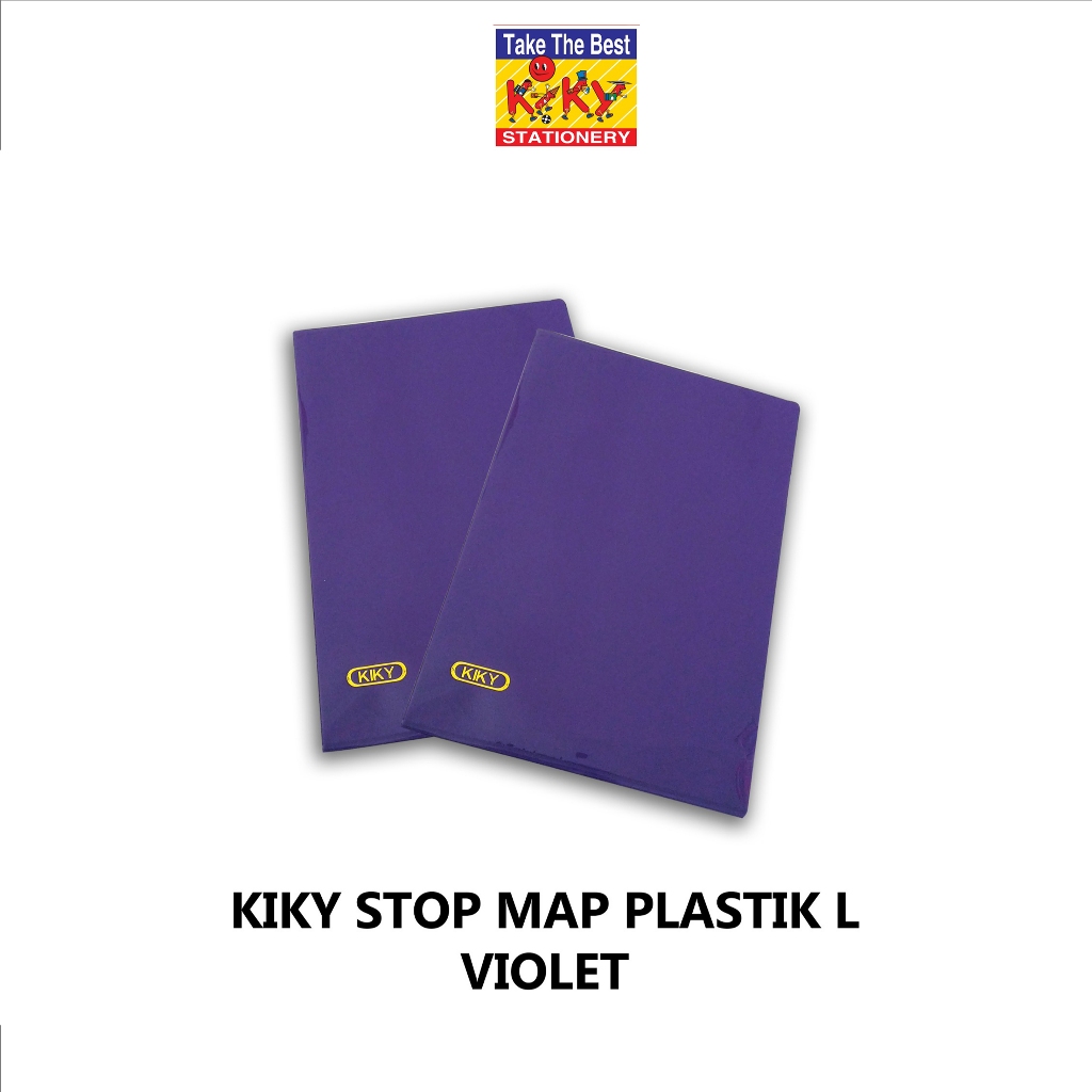 Jual KIKY Stop Map / Map Plastik L (Folio) Isi 12 Lembar - 1 Pcs ...