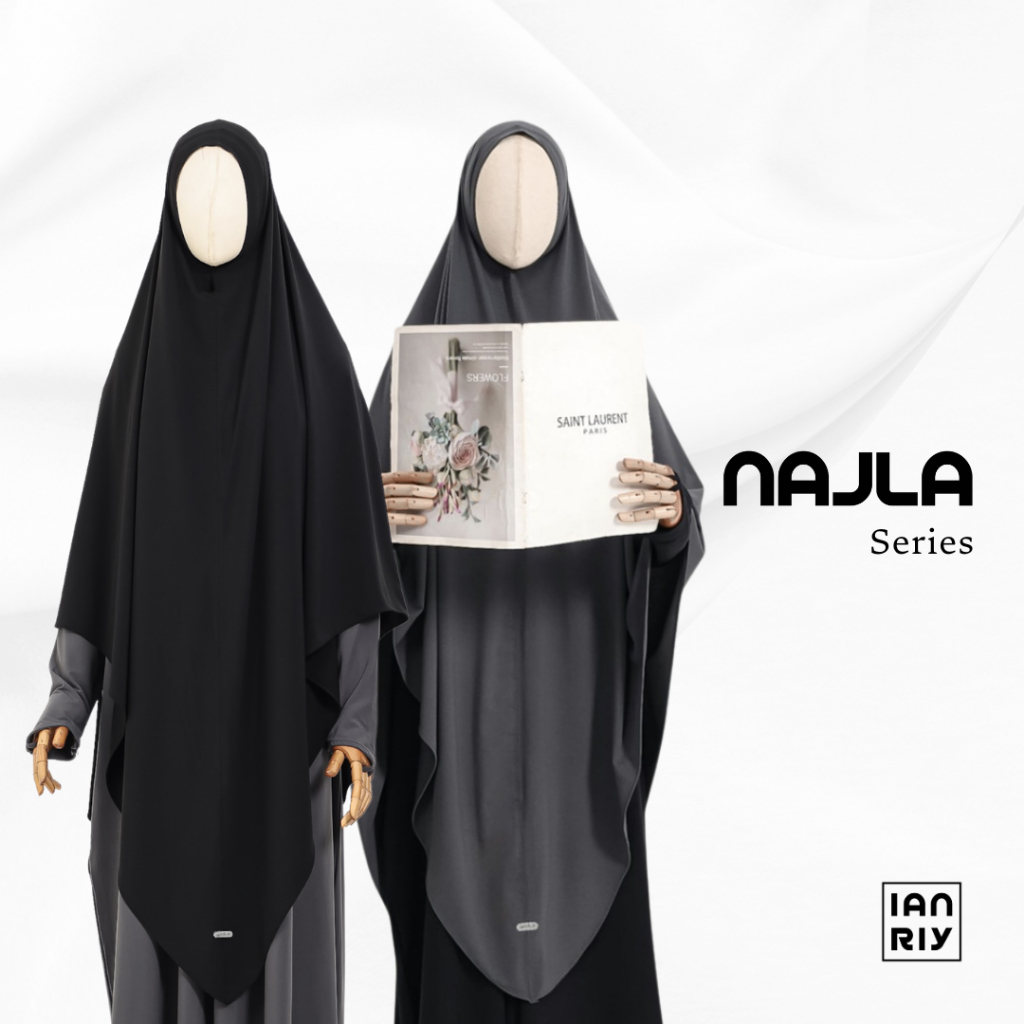 NAJLA By IANRIY Hijab Nonpad Jersey Lancip Khimar Nonped Jersey ITY Korea 200 Gsm