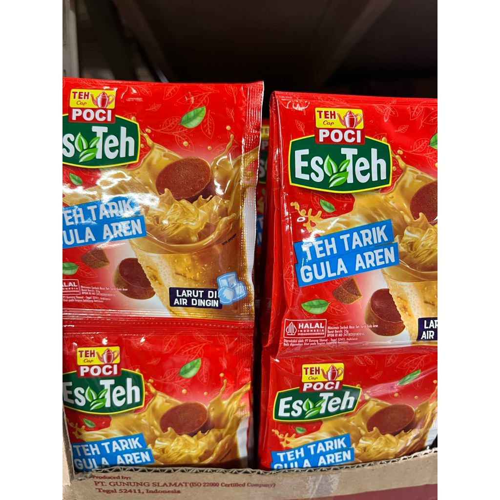 Jual es teh tarik gula aren TEH POCI (1 renteng=10pcs) | Shopee Indonesia