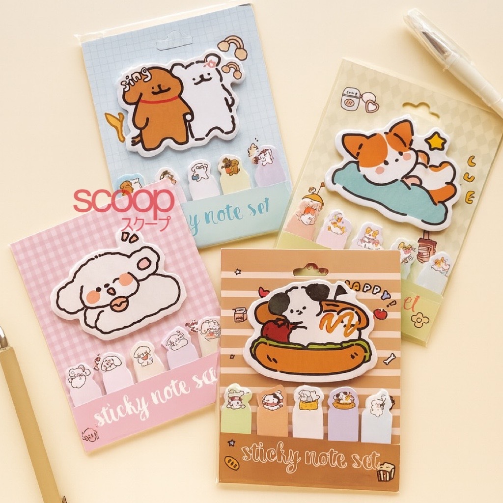 Jual Scoop Sticky Note Tempelan Memo Doggy 72240500 | Shopee Indonesia