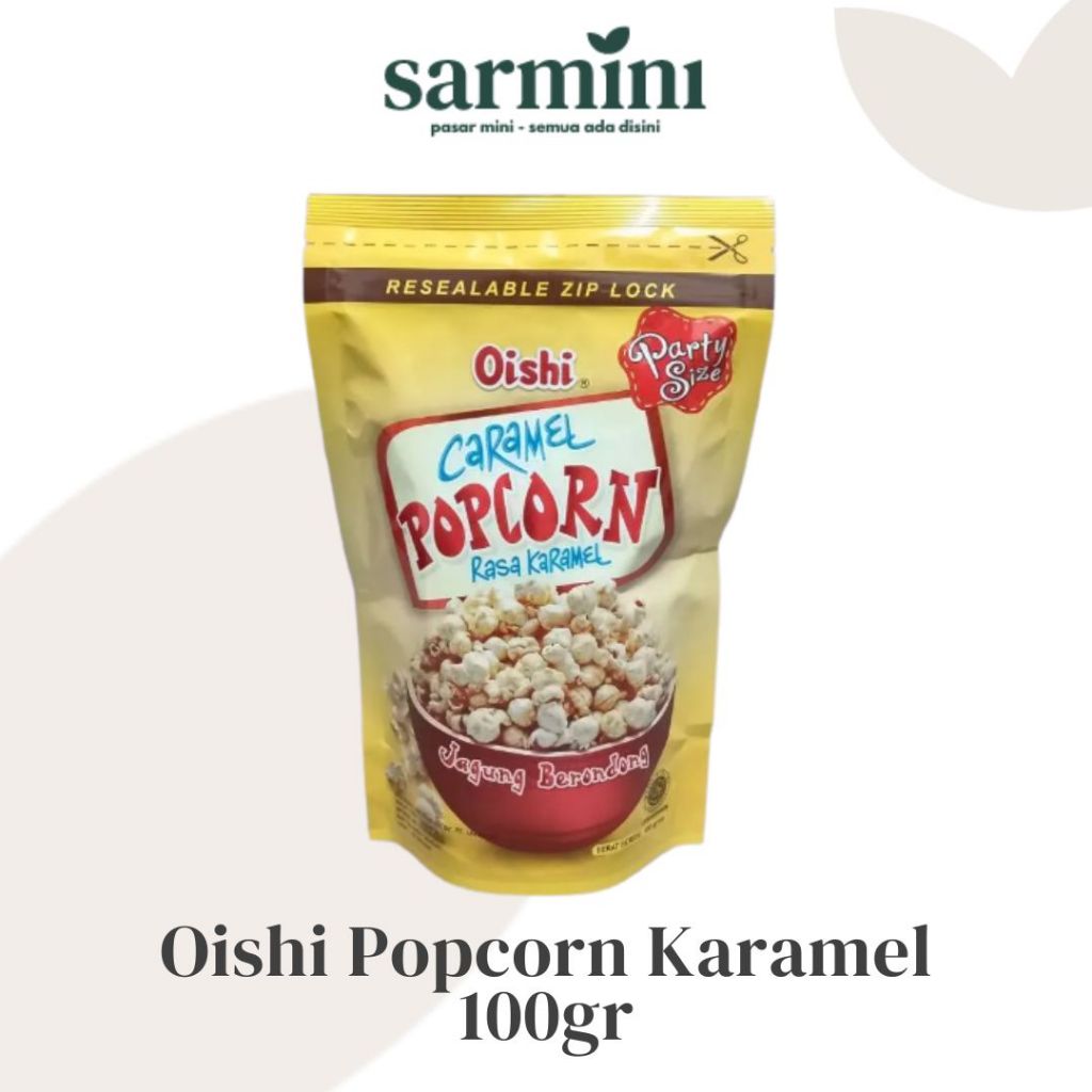 Jual Oishi Popcorn Rasa Karamel 100gr | Shopee Indonesia