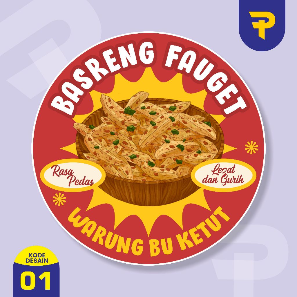 Jual stiker Basreng Bakso Goreng stiker label kemasan | Shopee Indonesia