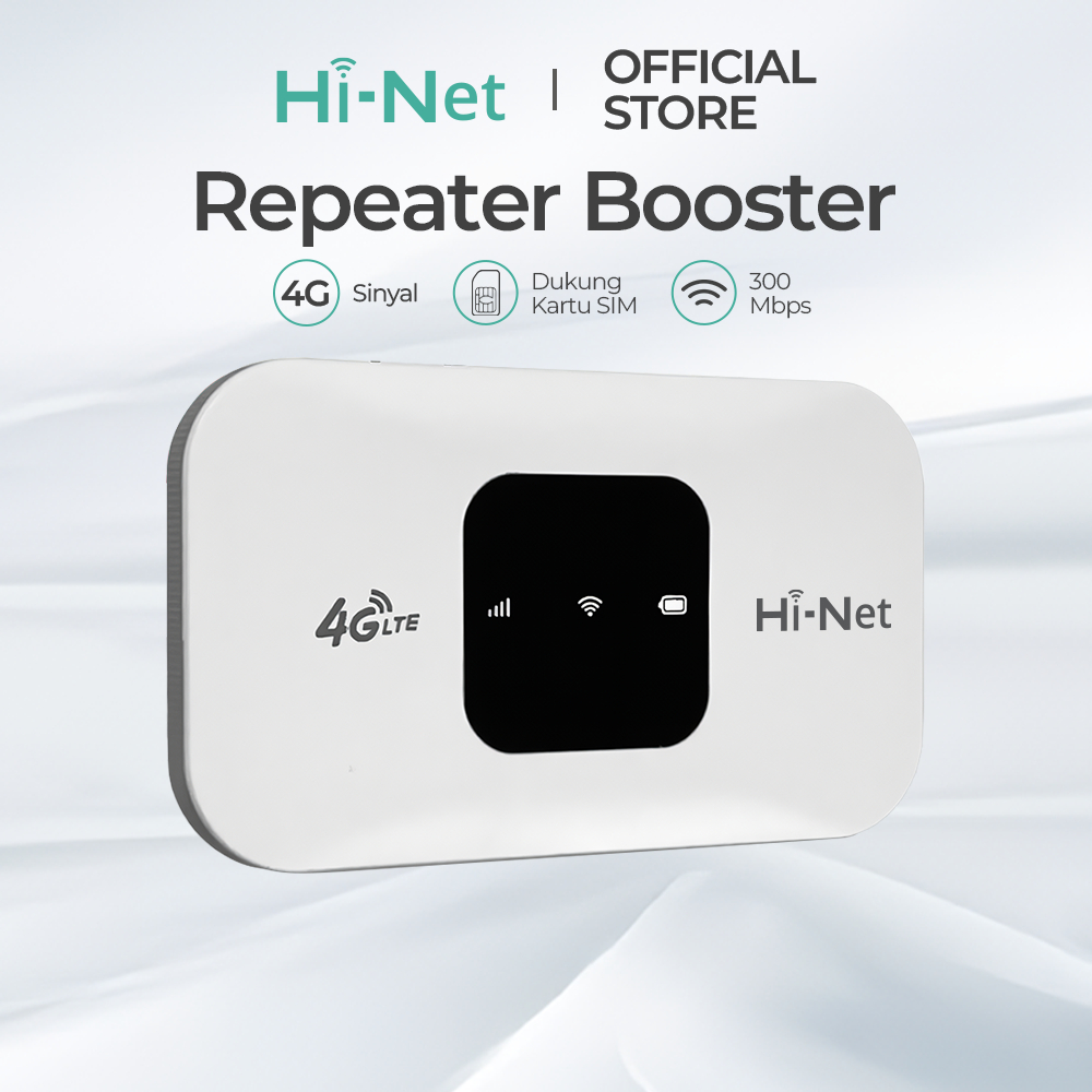 HI-NET Modem WiFi Portabel 4G Mifi LTE Buka Kunci Semua Operator Router 150Mbps