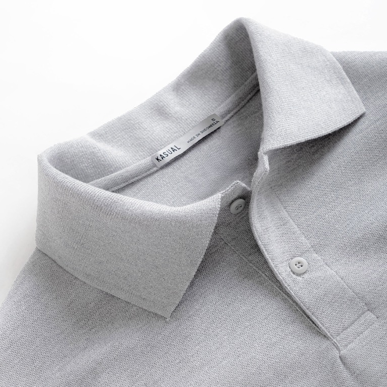 Kasual Kaos Polo Grey Rise