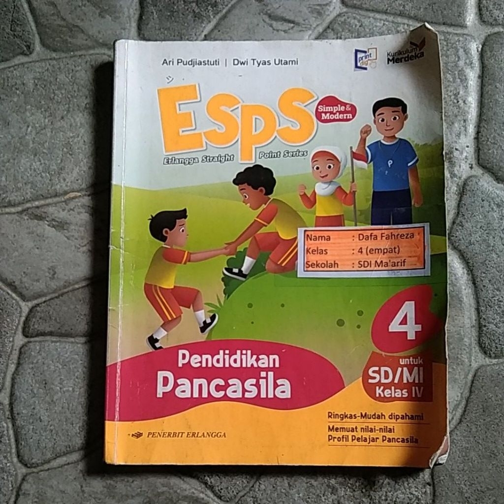 Jual ESPS PENDIDIKAN PANCASILA KELAS 4 KURIKULUM MERDEKA | Shopee Indonesia