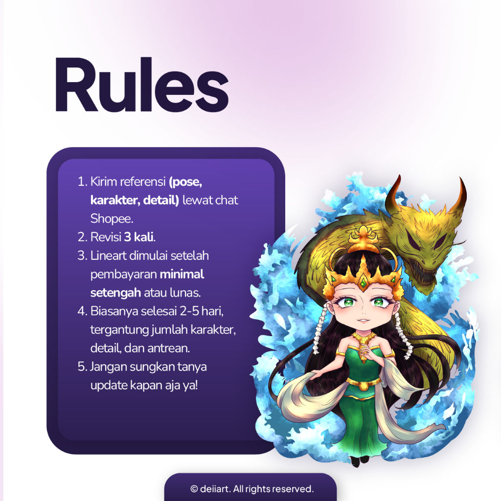 Jual OPEN COMMISSION ART JASA GAMBAR CHIBI STYLE | Shopee Indonesia