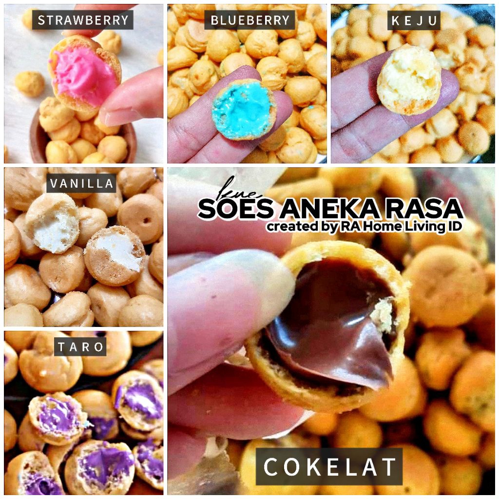 Jual [250GR] SOES 7 RASA - MIX COKLAT KEJU BLUEBERRY STRAWBERRY TARO ...