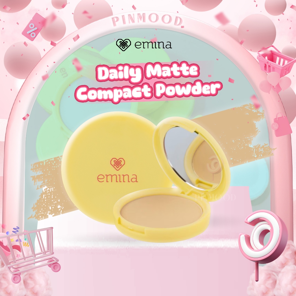 Jual EMINA - DAILY MATTE COMPACT POWDER ( 11 g ) - Bedak Padat Matte ...