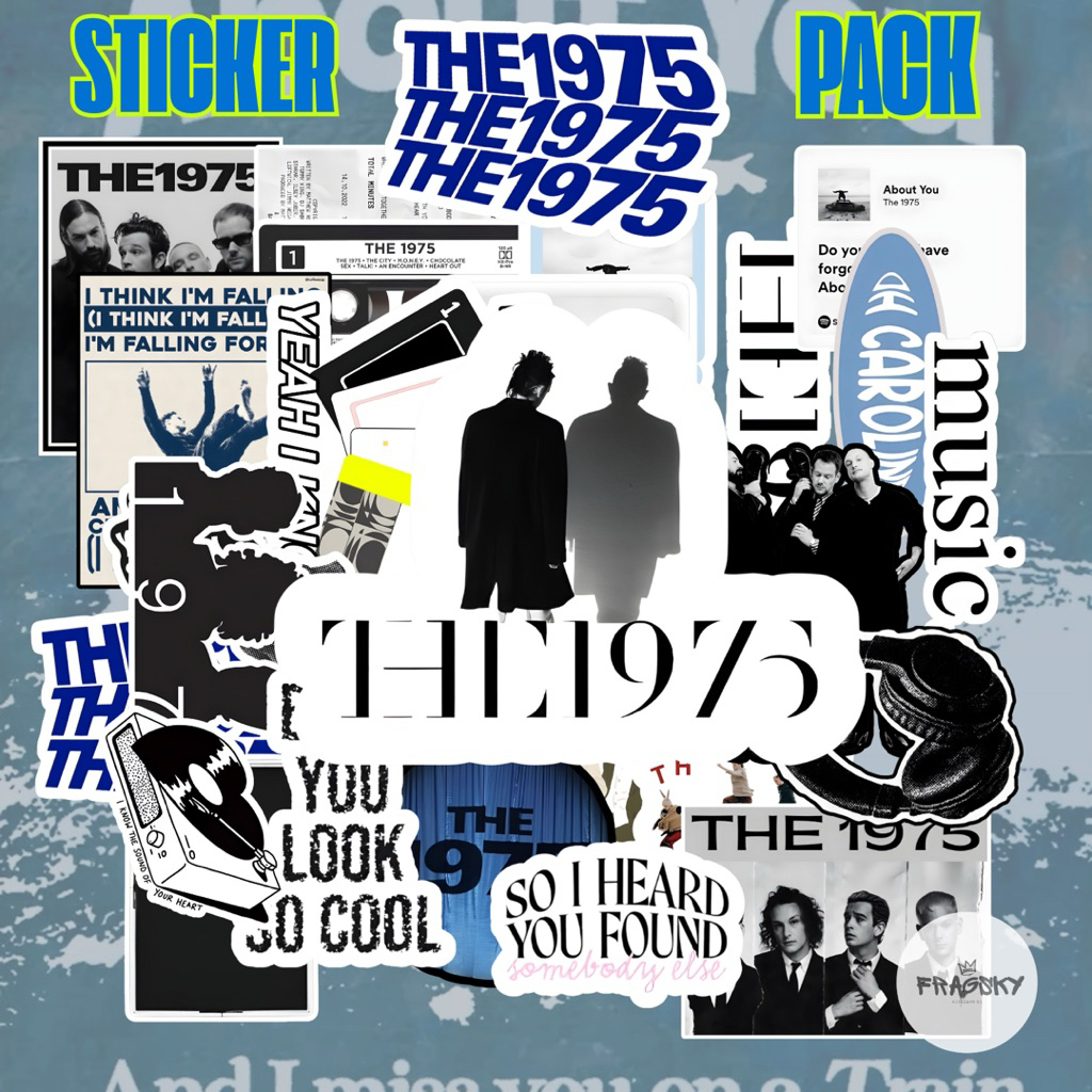 Jual Fragsky - 20&25 Pcs Sticker Spesial Series THE 1975 Band Artist ...