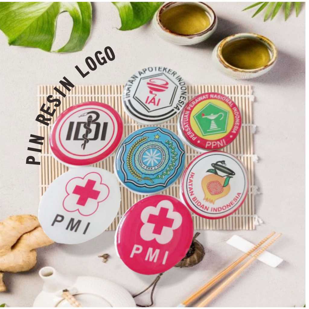 Jual PIN LOGO PIN AKRILIK RESIN PIN CUSTOM | Shopee Indonesia