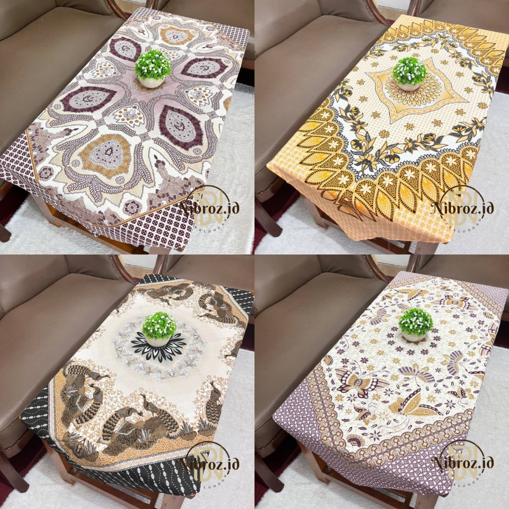 Jual RA Raden Ayu Taplak Meja Batik Motif Tulis Segi Empat Taplak Meja ...