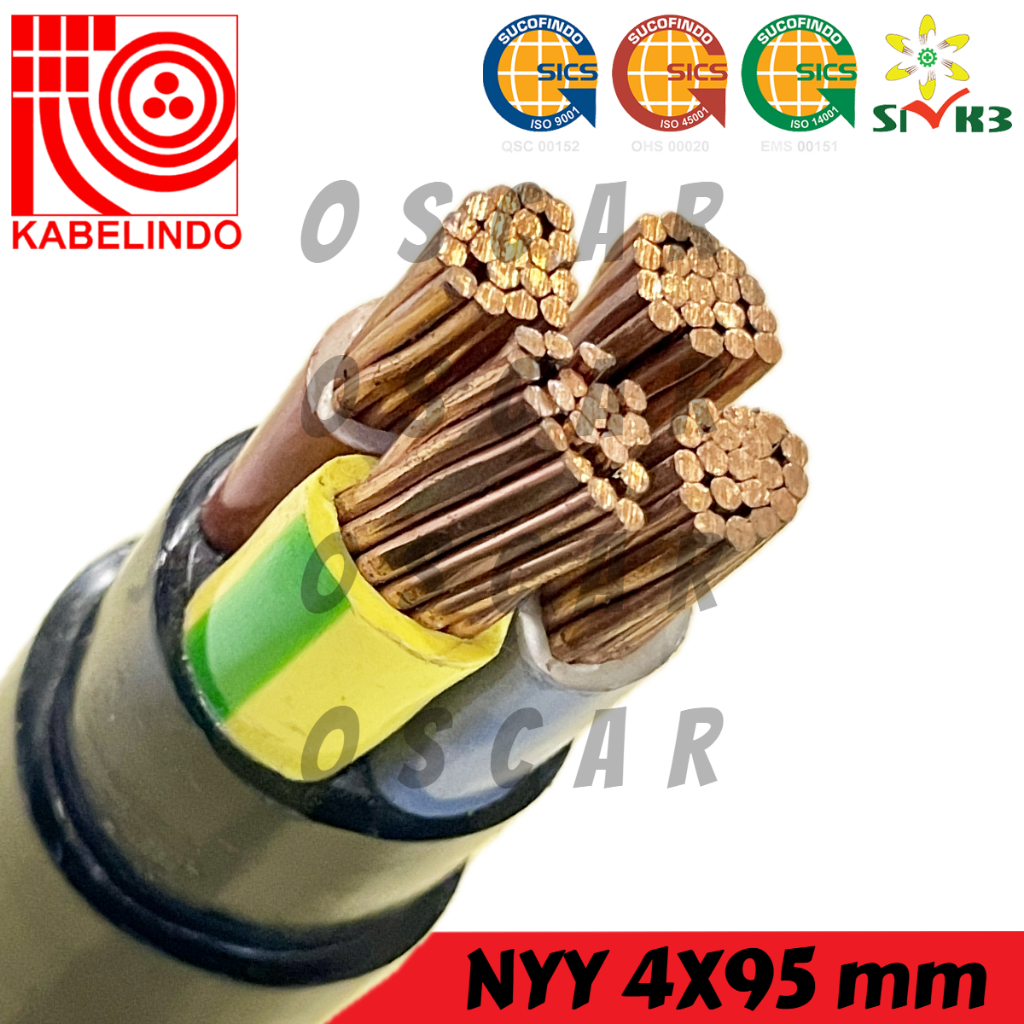 Jual KABEL LISTRIK NYY 4X95 mm KABELINDO TEMBAGA | Shopee Indonesia