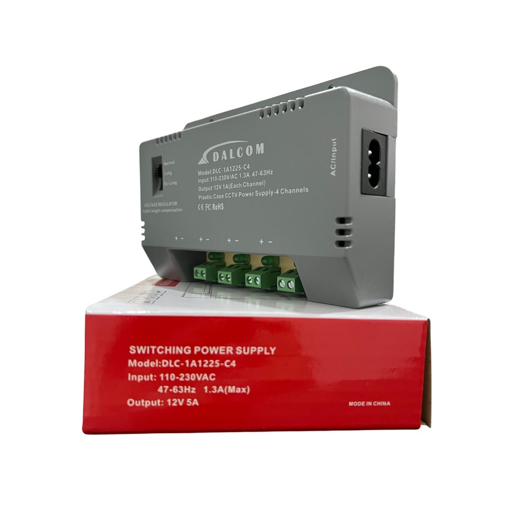 Jual POWER SUPPLY 4 CHANNEL BUAT 4 CAMERA CCTV PSU 4CH | Shopee Indonesia
